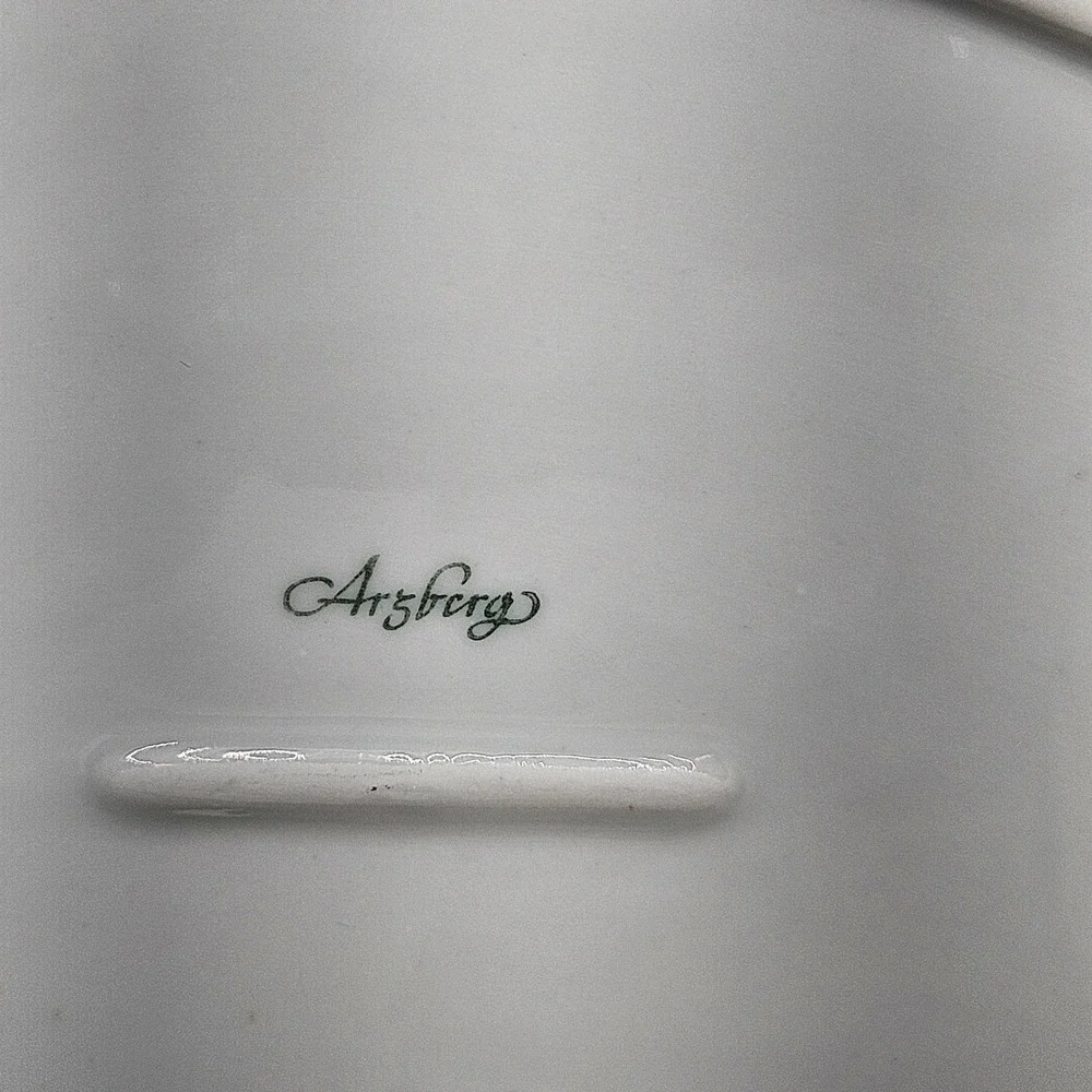 Arzberg White Porcelain Oval Serving Platter‎ 10.5 Inch Germany Minimalist MCM